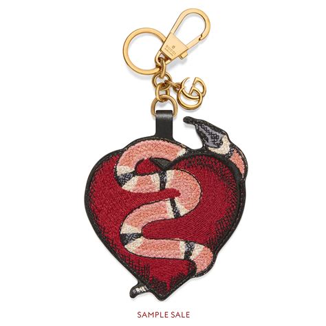 gucci heart keychain|gucci keychain men.